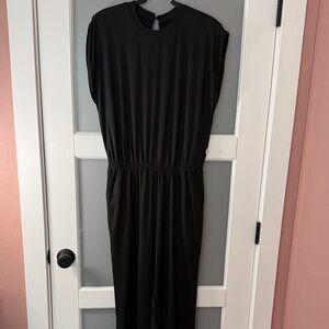 Vuori Black Sleeveless Jumpsuit